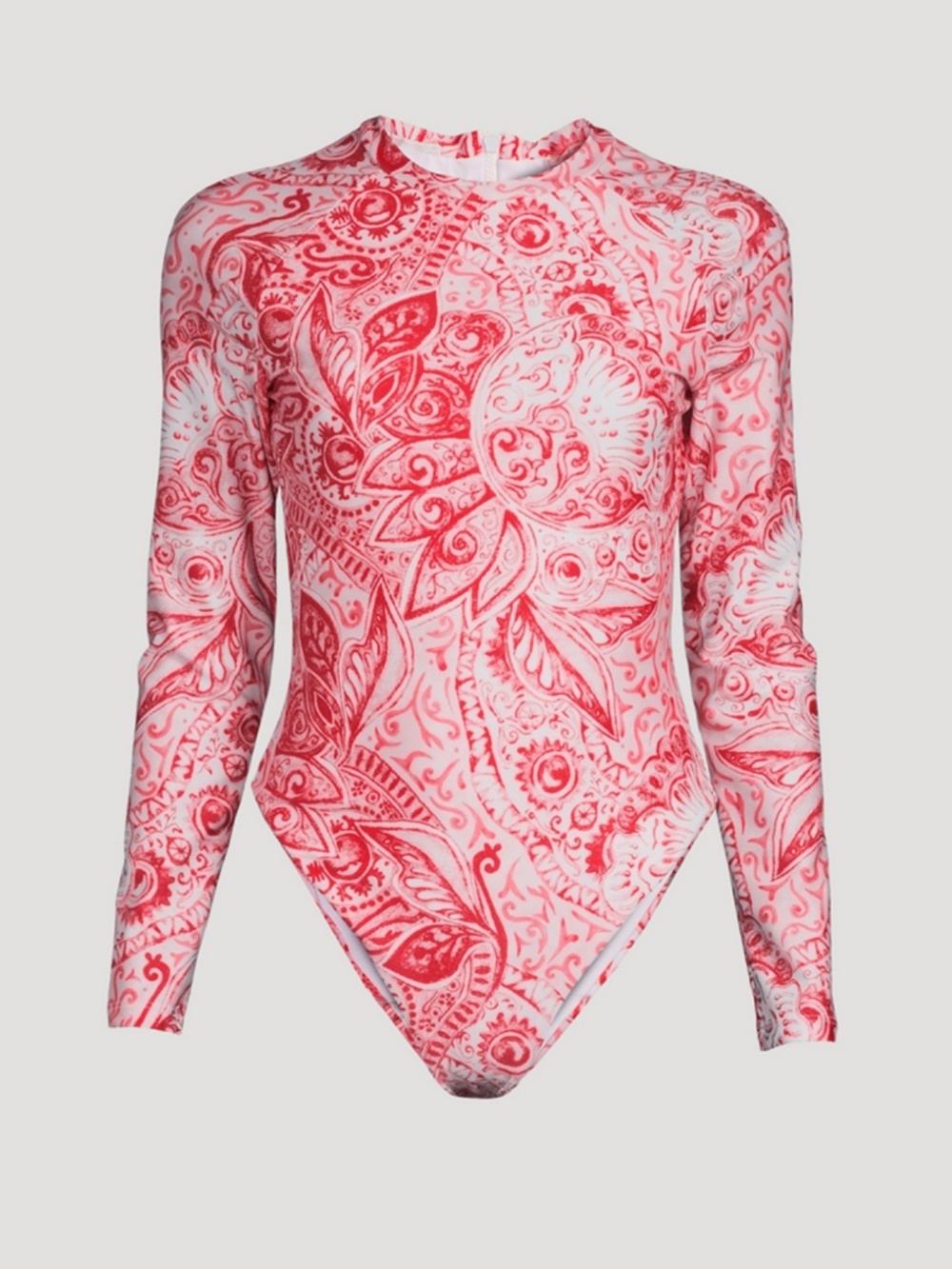 Mara Hoffman Reese Rash Guard One Piece Swimsuit